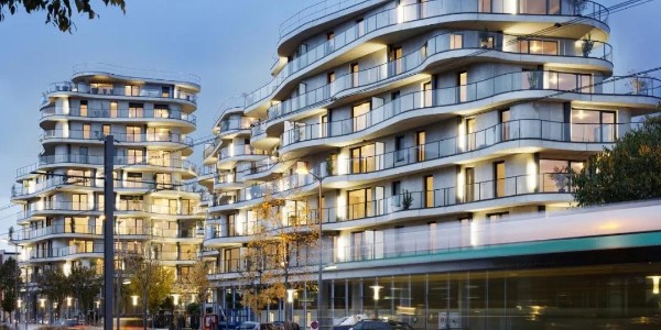 特色公寓，根據(jù)錯落變化的平面布局