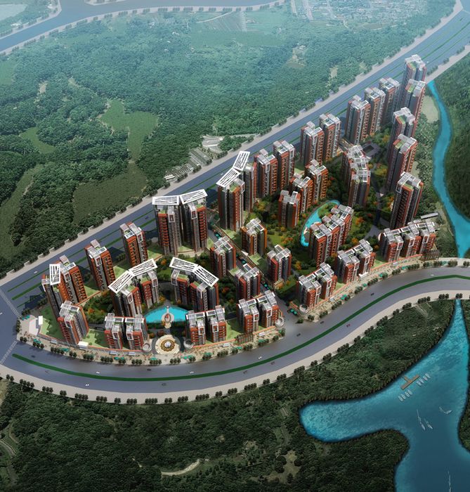 畢節(jié)雙山瓦廠塘安置住宅-鳥瞰