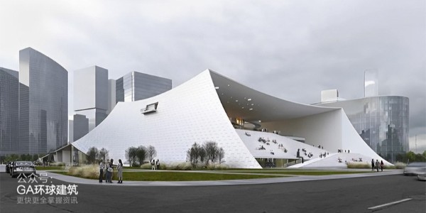 大舍事務所在建項目：溫州美術館，遠看像“天幕”，近看似“景框”