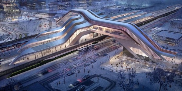 愛沙尼亞鐵路客運(yùn)站開建，由扎哈事務(wù)所+Esplan合作設(shè)計