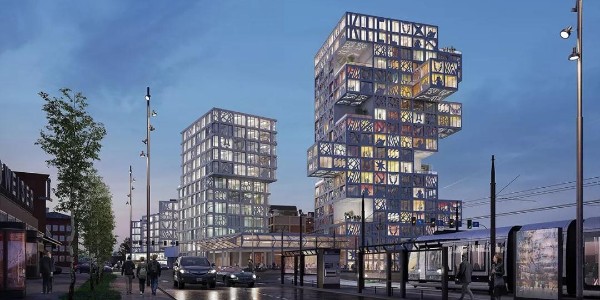 荷蘭綠色住宅區(qū)設(shè)計，12棟樓個個不一樣