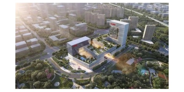 gmp新作 | 華夏銀行總部大廈，建筑呼應(yīng)Logo，呈C型雷紋布局形態(tài)