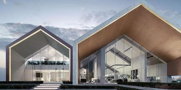 一體化的設(shè)計(jì)手法，塑造出建筑的體積感——運(yùn)河源生活美學(xué)館