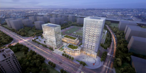 圓通國際金融和科技總部項(xiàng)目，預(yù)計(jì)9月竣工