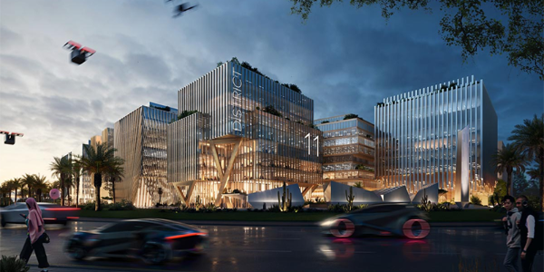 阿聯(lián)酋首個(gè)人工智能辦公社區(qū) / HWKN Architecture