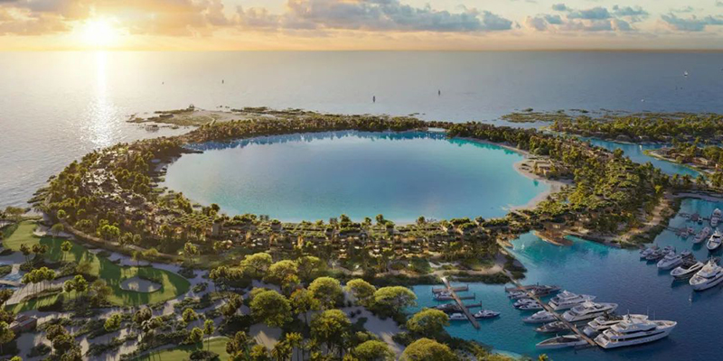 Foster + Partners公布紅?！坝篮慊▓@” 拉赫克島設(shè)計方案