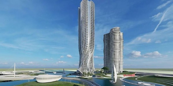 成都超高層住宅Dancing Tower，如流動(dòng)雕塑